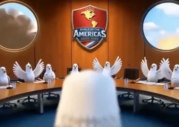 Watch: China Mocks Trump’s Security Summit with AI Video Showing Eagle Trapping Doves